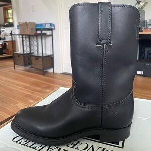 Frye roper leather boots